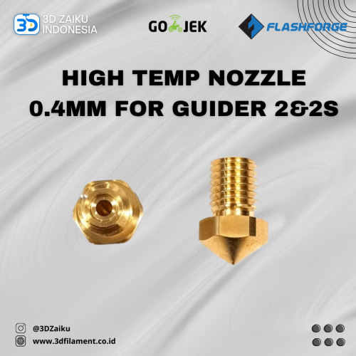 Original Flashforge Guider 2 and 2S High Temperature Nozzle 0,4 mm